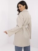 Płaszcz TW-PL-BI-28987.85 jasny beżowy XL