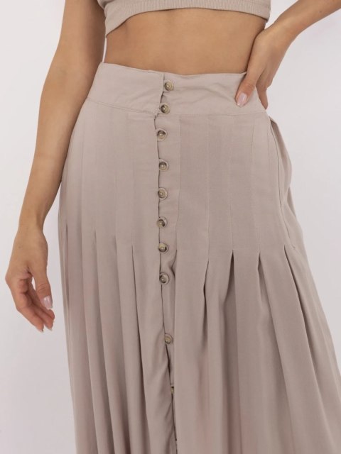 Spódnica D73761M50187B ciemny bezowy XL