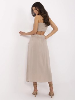 Spódnica D73761M50222A ciemny bezowy XL