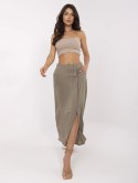 Spódnica D73761M50222A khaki S