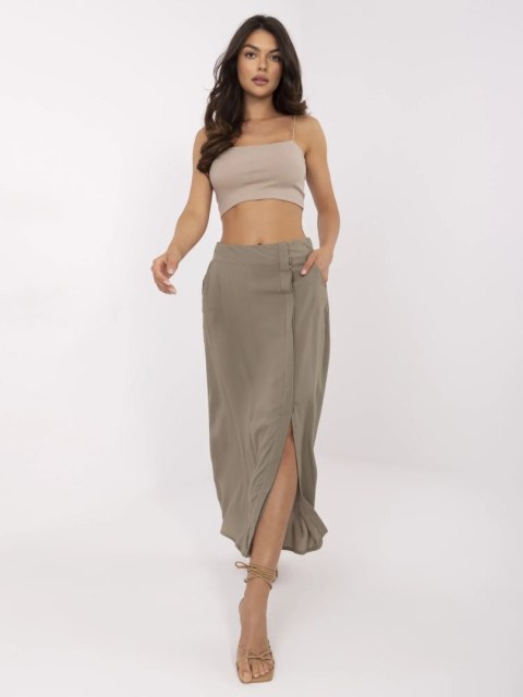 Spódnica D73761M50222A khaki S