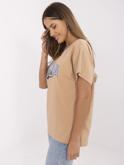 T-shirt CLM-TS-0023.94 camelowy XL