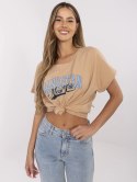 T-shirt CLM-TS-0023.94 camelowy XL