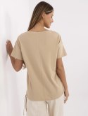 T-shirt CLM-TS-1019.79 camelowy XL