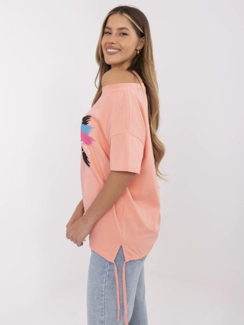 T-shirt CLM-TS-1019.79 koralowy L