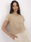 T-shirt CLM-TS-1640.87 beżowy XL