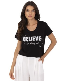 T-shirt CLM-TS-1726.87 czarny M