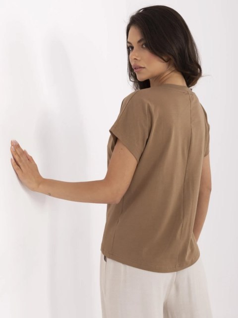 T-shirt CLM-TS-1729.86 jasny brązowy L