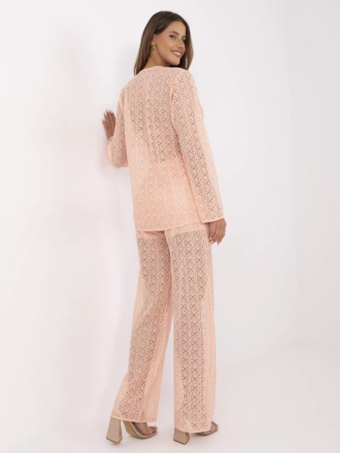 Komplet LK-KMPL-509993.87 brzoskwiniowy L/XL