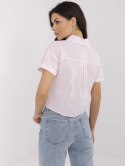 Koszula NM-KS-KA-01148.50P biało-różowy S/M