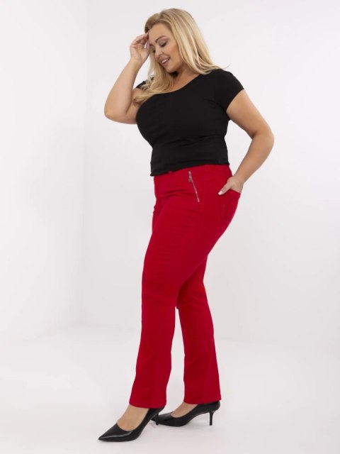 Spodnie AT-SP-294.25 czerwony 44