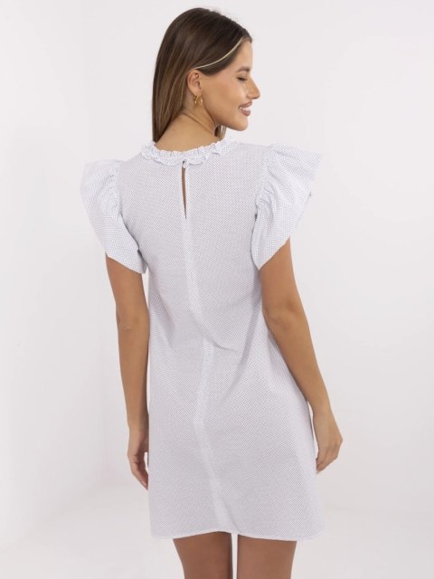 Sukienka LK-SK-506795-1.99 biało-czarny 38