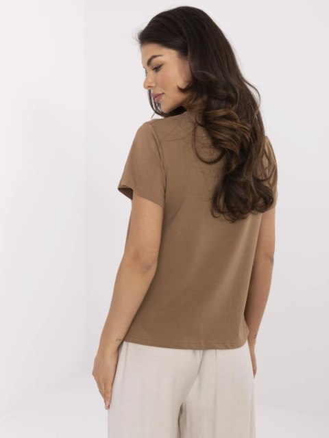 T-shirt CLM-TS-1704.85 jasny brązowy S