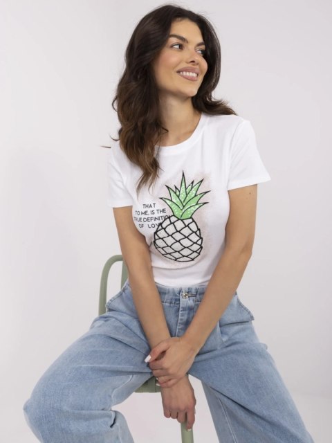 T-shirt NM-TS-R61673.01P ecru