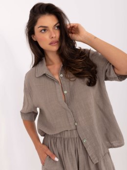 Komplet TW-KMPL-BI-30480.90 ciemny bezowy M