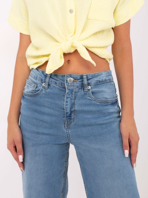 Spodnie D85083BI62544L202 jasny niebieski S