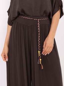 Spodnie TW-SP-BI-81733.14 ciemny brązowy XL