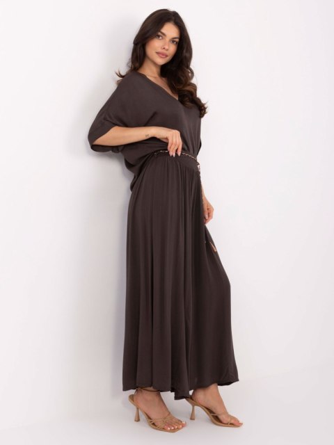 Spodnie TW-SP-BI-81733.14 ciemny brązowy XL