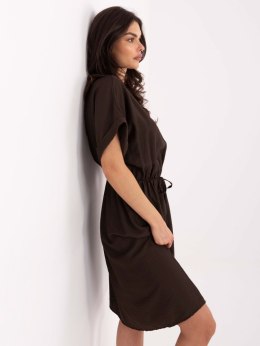 Sukienka MI-SK-A63751.67 ciemny brązowy