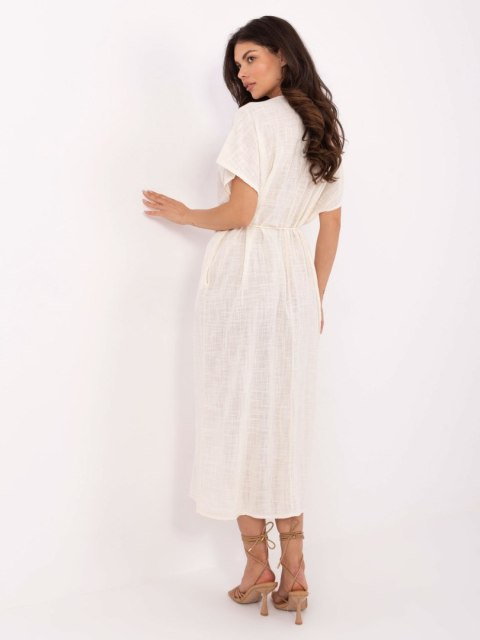 Sukienka TW-SK-BI-2022126.59 jasny beżowy L