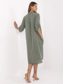 Sukienka TW-SK-BI-24135.81 khaki