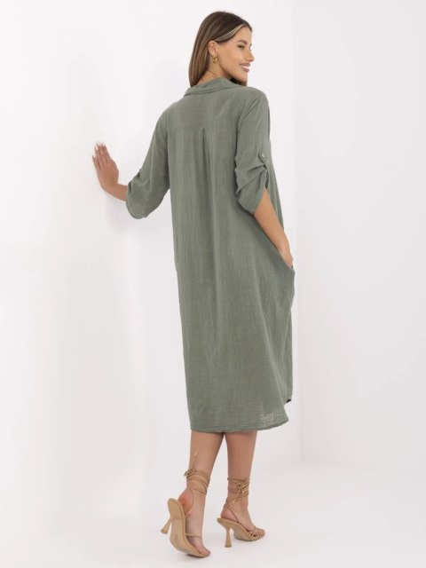 Sukienka TW-SK-BI-24135.81 khaki