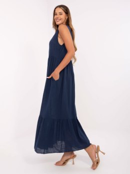 Sukienka TW-SK-BI-28007.63 granatowy S