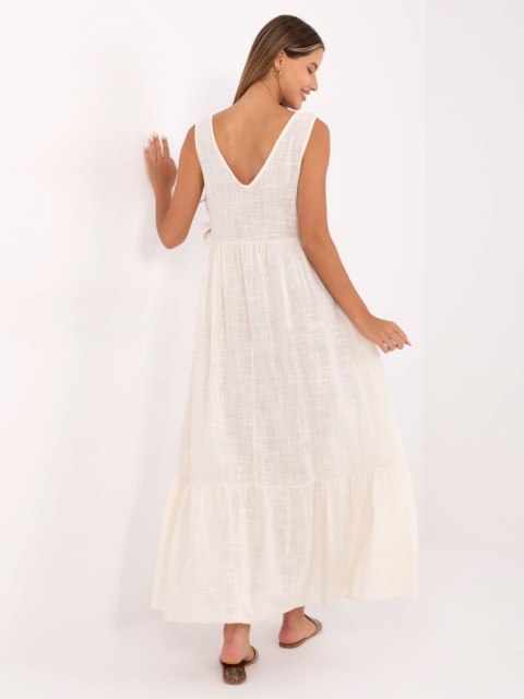 Sukienka TW-SK-BI-28007.63 jasny beżowy M