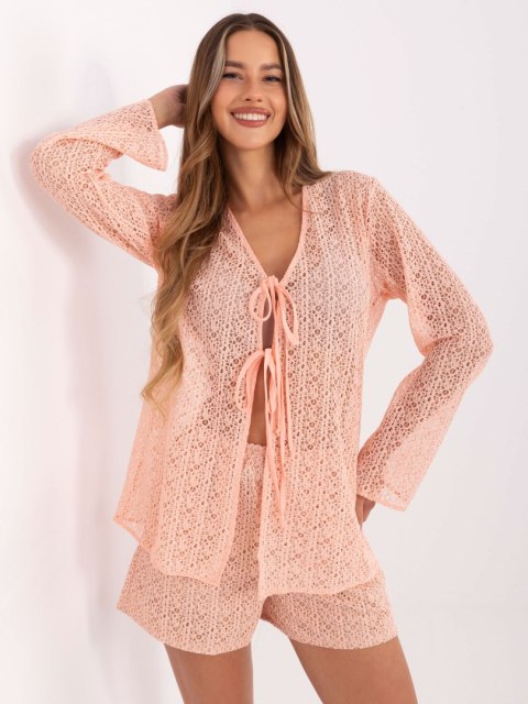 Komplet LK-KMPL-509069.92 brzoskwiniowy L/XL