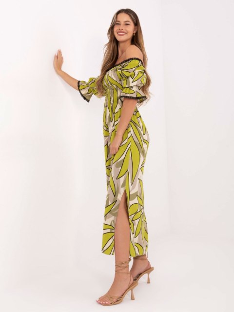 Sukienka LK-SK-510095.89 khaki L/XL