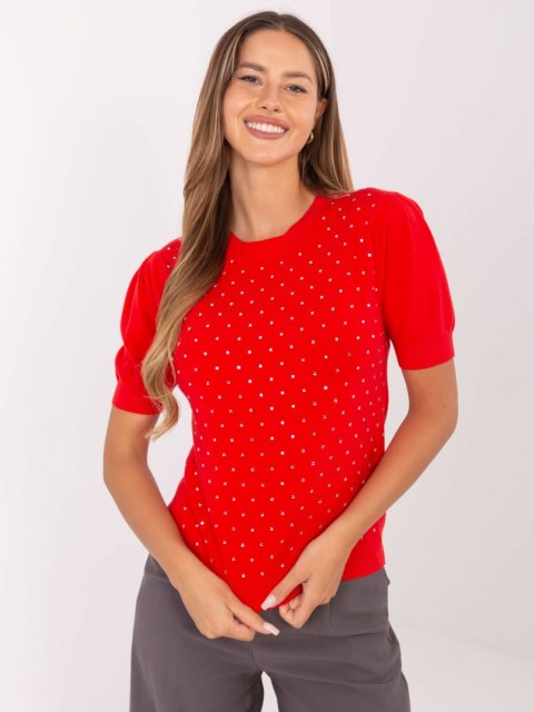 Sweter PM-SW-PM-5060.06 czerwony M/L