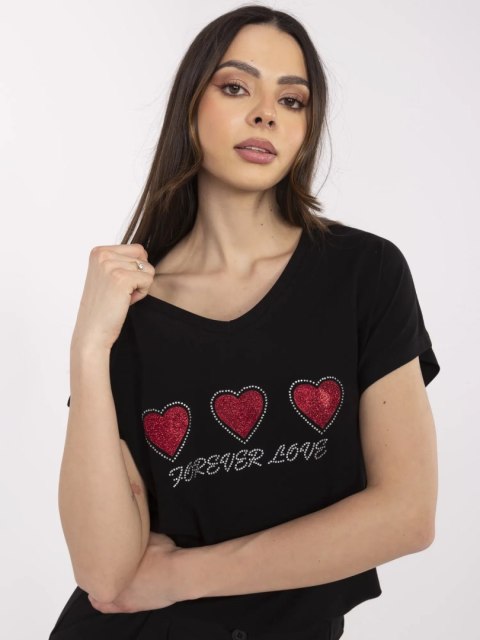 T-shirt CLM-TS-1708.83 czarny XL