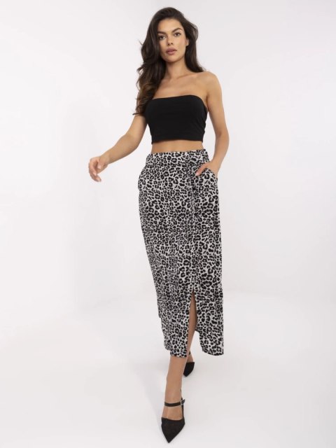 Spódnica D73771M50222B szary XL