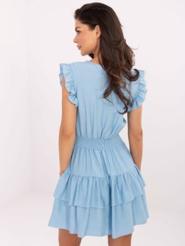 Sukienka MI-SK-A2606.74 jasny niebieski