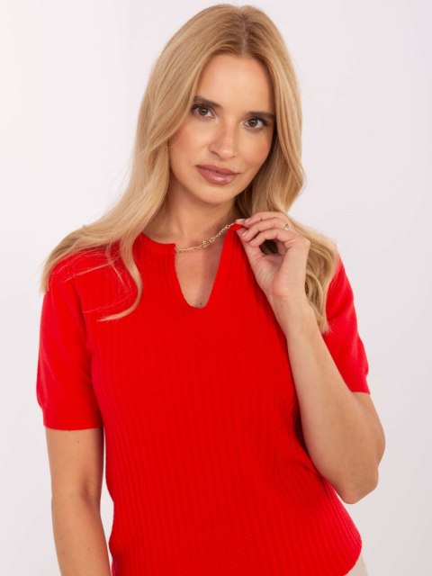 Sweter PM-SW-PM-5053.39 czerwony S/M