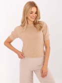 Sweter PM-SW-PM-5060.06 camelowy S/M