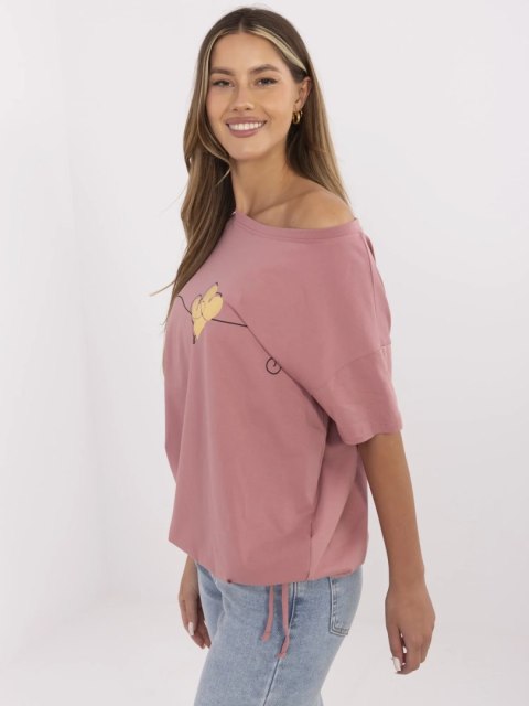 T-shirt CLM-TS-1017.03 ciemny różowy S