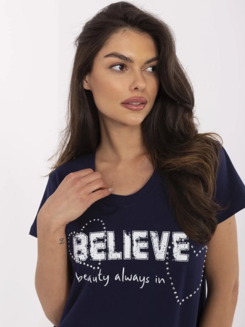 T-shirt CLM-TS-1726.87 granatowy S