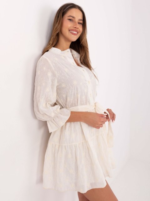 Sukienka LK-SK-510085.06 jasny beżowy L/XL