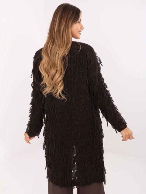 Sweter MI-SW-0820.85 ciemny brązowy