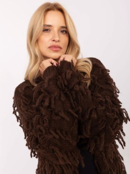 Sweter MI-SW-1308.21 brązowy