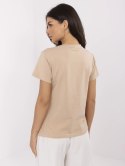 T-shirt CLM-TS-1704.85 camelowy L