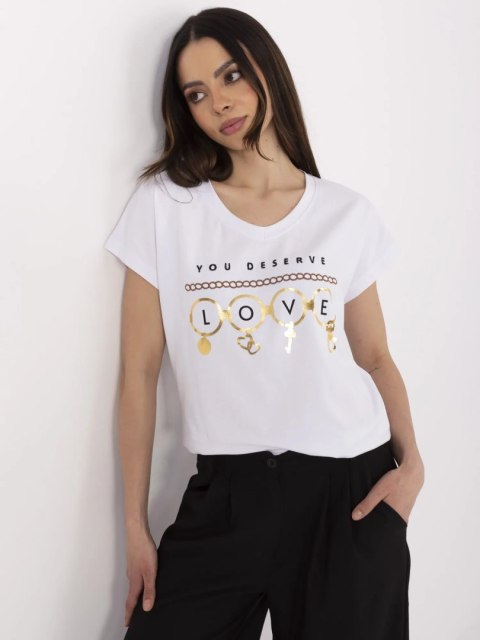 T-shirt CLM-TS-1729.86 biały XL