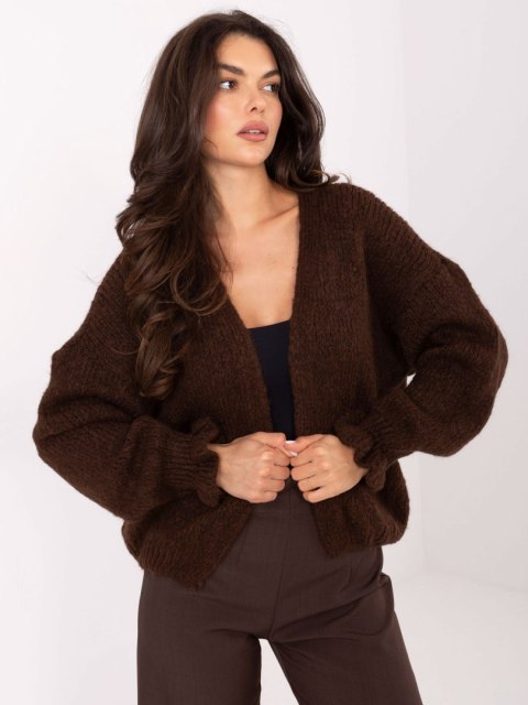 Sweter MI-SW-0904.82 ciemny brązowy