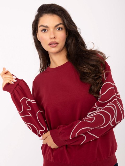 Bluzka RV-BZ-A176.56 bordowy