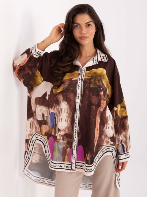 Koszula IT-KS-18729.12 brązowy