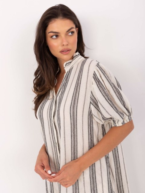 Sukienka TW-SK-BI-2451.84 biało-czarny