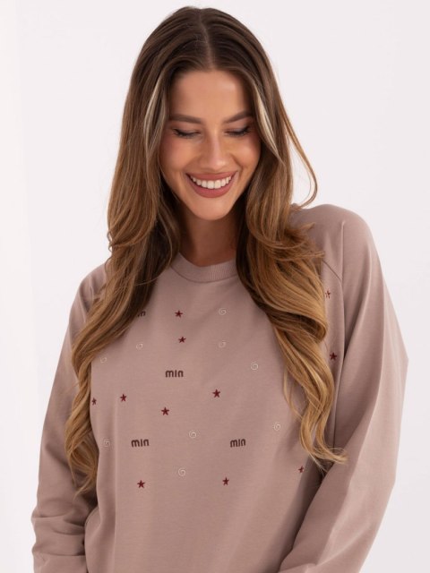 Bluzka RV-BZ-A876.52 ciemny bezowy