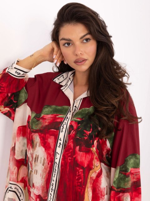 Koszula IT-KS-18729.12 bordowy