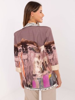 Marynarka IT-MA-18525.80 ciemny bezowy